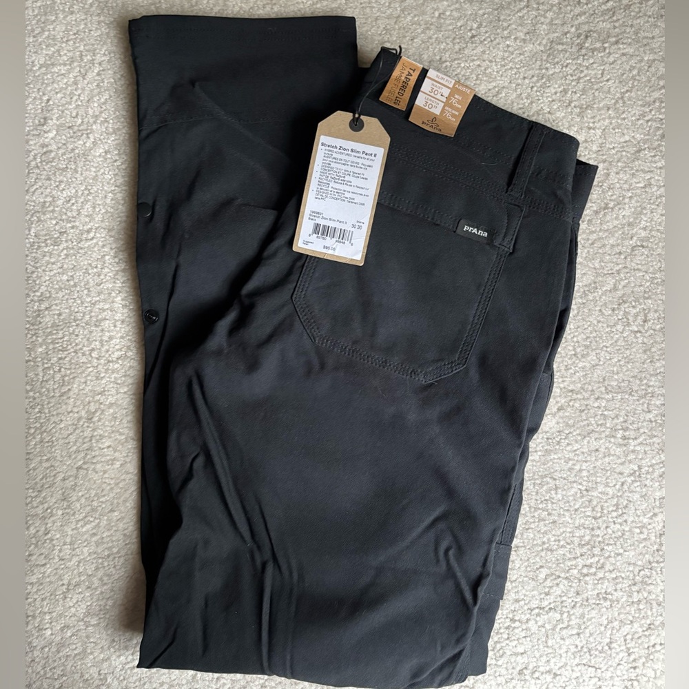 Prana Stetch Zion Slim Pant II climbing hiking pants 30x30